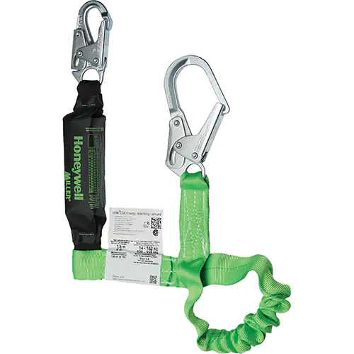 Lanyards 11 : 6Ft Lnyd 1 Leg REBAr Gn Tublr