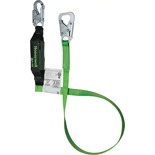 Lanyards 12 : 6Ft Lnyd 1 Leg T-Bak Gn 1.25In