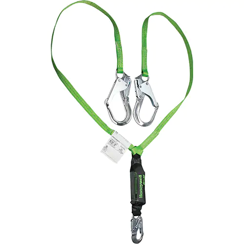 Lanyards 12 : 6Ft Lny 2 Leg Alum Rbr Grn 1In