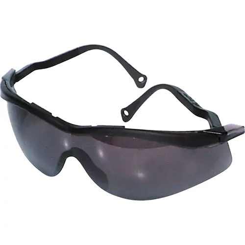 Safety Eyewear 1 : The Edge'' Safety Glasses, Black & Grey Frame, Smoke Lens 10 Each Per Box, 5 Boxes Per Case (50 Each).