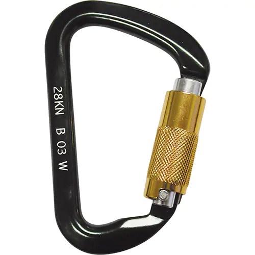 CARABINER,TWIST LOCK,ALUM,7/8 GATE