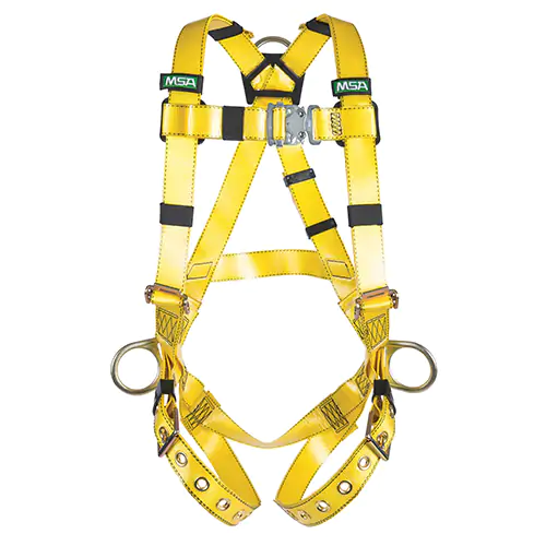 HARNESS, COATED WEB, BACK D, HIP D, STD