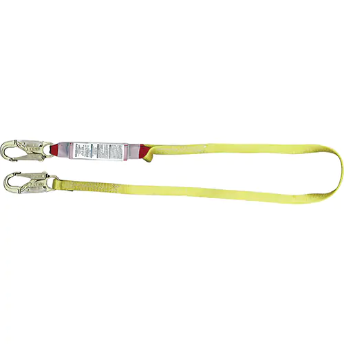 S/A LANYARD (WEB) 1 X 4' W/LS CSA