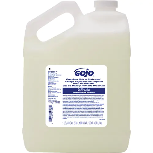 GOJO® Premium Body & Hair Shampoo – Bulk Pour Gallon** (Clear)