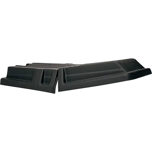 Rubbermaid Commercial Products Rotomolded Lid for 1/2 Cubic Yard Tilt Trucks, Black