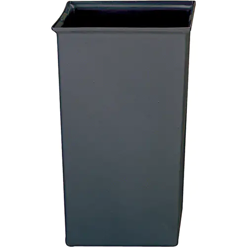 Rubbermaid Commercial Rigid Trash Can Liner, Square, 35-Gallon, Grey