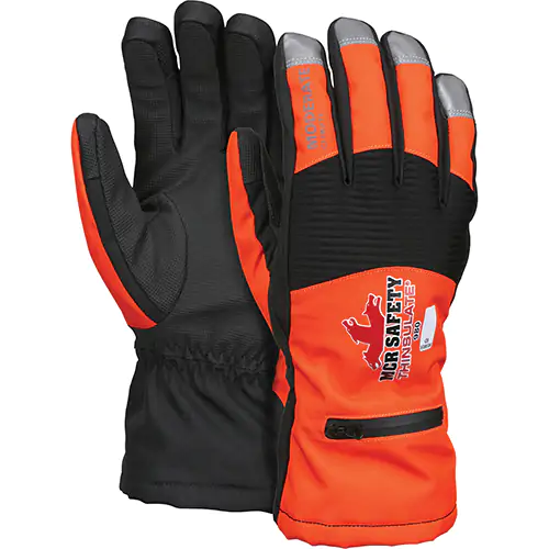 MCR Safety Gloves Multi-Task Winter-Moderate Hivis (980M)