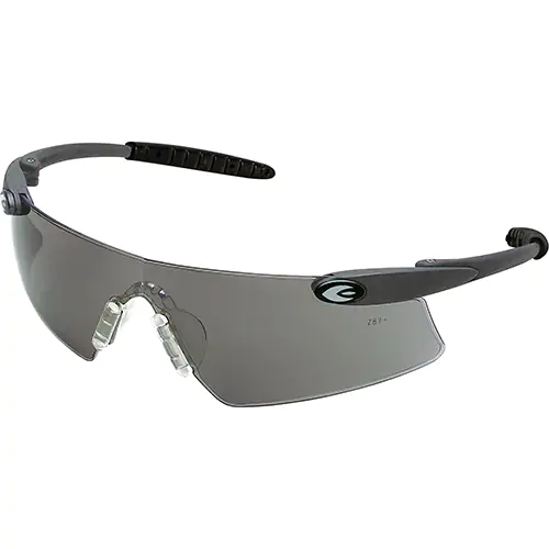 MCR Safety Glasses DS1 Black Frame, Gray Lens (DS112)