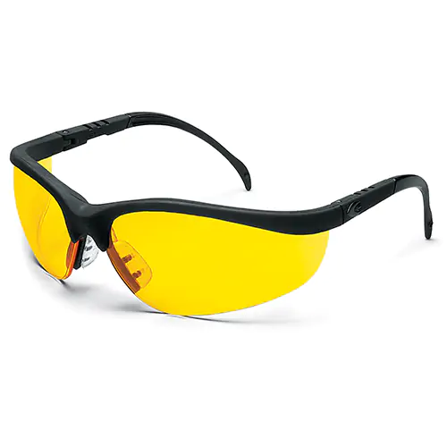 MCR Safety Glasses Klondike KD1 Amber Lenses (KD114)