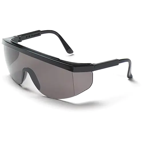 MCR Safety Glasses TK1 Black Frame, Gray Lens (TK112)
