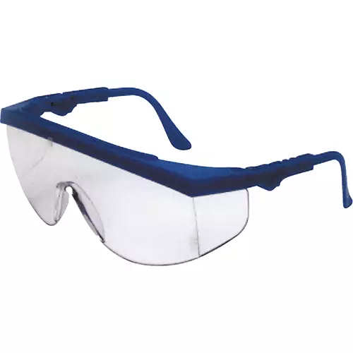 MCR Safety Glasses TK1 Blue Frame, Clear Lens (TK120)