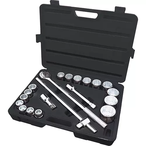 Socket Set – SAE – 3/4" Drive – 21 PC
