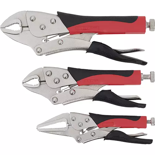 Cushion Grip Locking Pliers Set – 3 pc