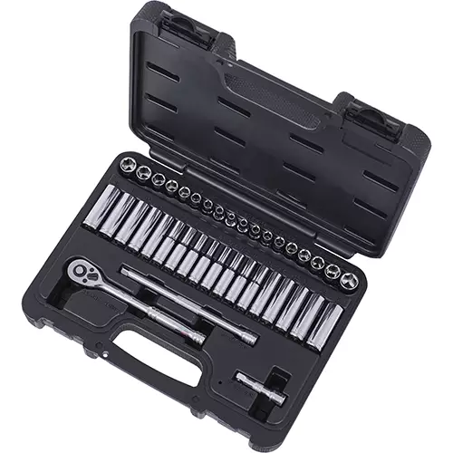Socket Set – SAE / Metric – 1/4" Drive – 40 PC