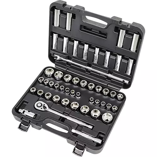 Socket Set – SAE / Metric – 1/2" Drive – 49 PC
