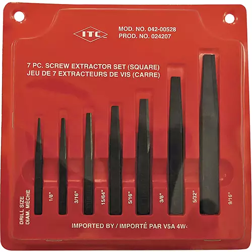 Square Extractor Set – 7 pc