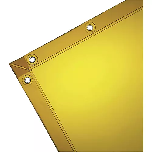 Welding Curtain – 14 mm Transparent – Gold – 6' x 6'
