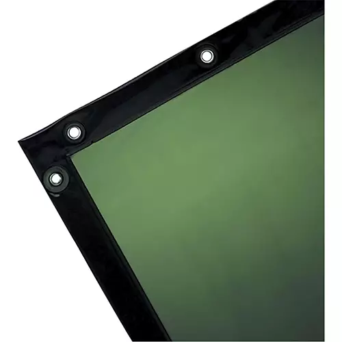 Transparent Welding Curtain – 14mm – Green – 6' x 6'
