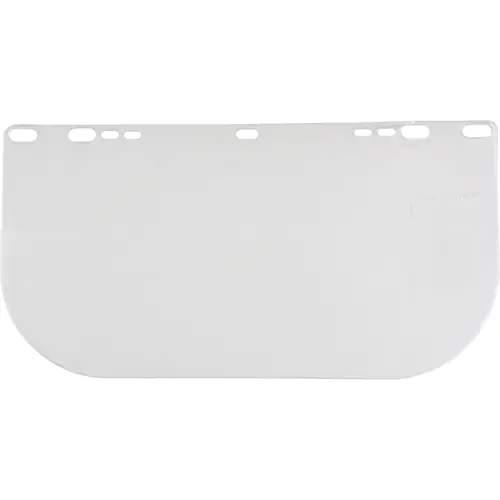 Polycarbonate Face Shield Window – Shape E – Unbound – Clear