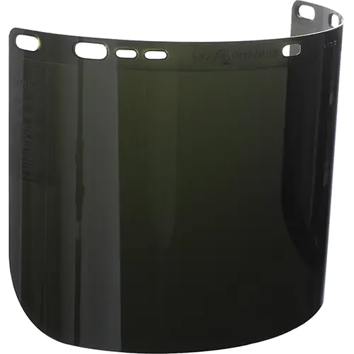 Polycarbonate IRUV 5.0 Shape B Molded Face Shield Window