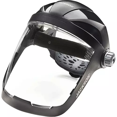 Quad™ 500 Series Face Shield – Ratcheting – Polycarbonate – Clear – Anti-Fog