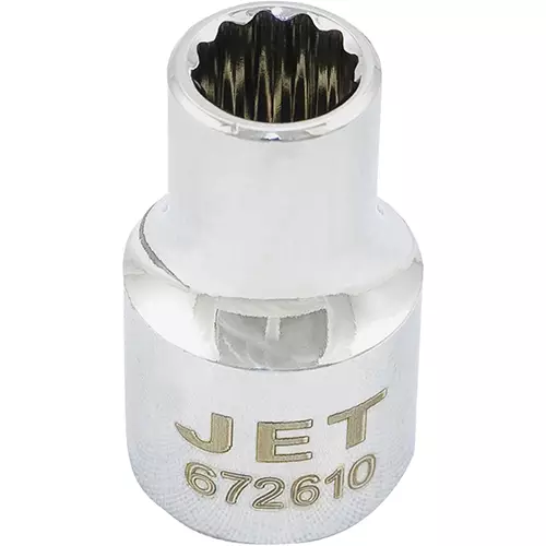 1/2" DR x 10mm Regular Chrome Socket – 12 pt.