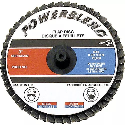 2" Z40 POWERBLEND Flap Disc – Type R Mount