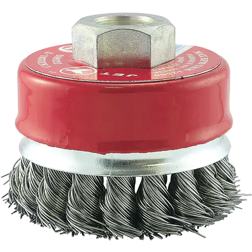 2-3/4 x 5/8-11NC Knot Banded Cup Brush