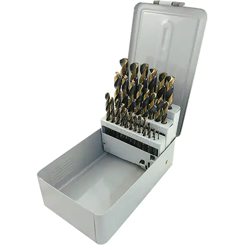 29 PC JET-KUT B & G Jobber Length Drill Bit Set – Premium Quality