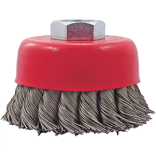 3 x 5/8-11NC Knot Twisted Cup Brush – High Performance