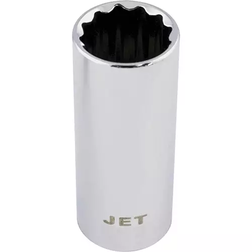 3/8" DR Chrome Socket – SAE – Deep – 12 pt. – 3/16"