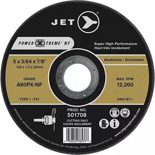 XA60PX-NF Power-Xtreme T1 Cut-Off Wheel – 7" x 1/16" x 7/8"