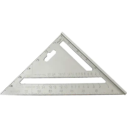 7" x 10" Triangle Rafter Square
