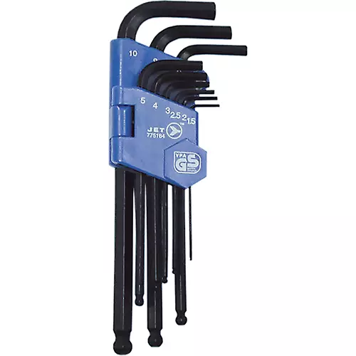 9 PC Metric Ball Nose Hex Key Set