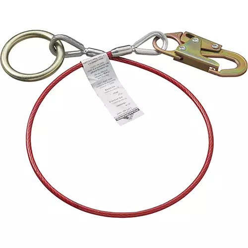 Cable Anchor Sling – Snap Hook & O-Ring – 4' (1.2 m)
