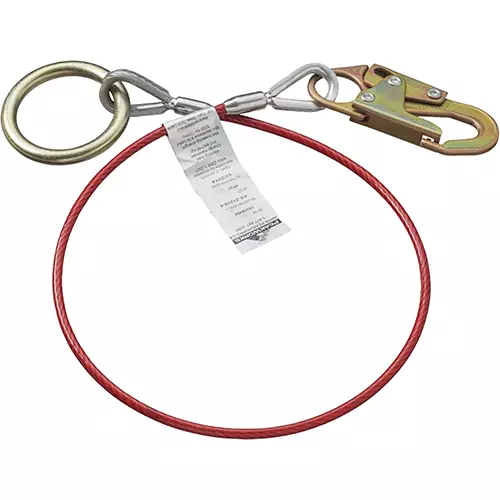 Cable Anchor Sling – Snap Hook & O-Ring – 6' (1.8 m)