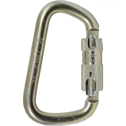 Carabiners – Hardware – Zinc Plated Steel – 1" Gate Openning