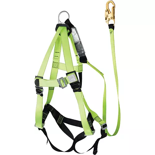 Harness/Lanyard Integral Combo – 4' (1.2 m) – 200-350 lb Capacity