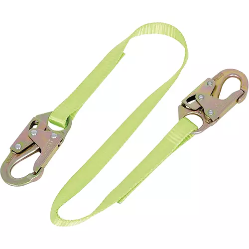 Restraint Lanyard – Webbing – Body Snap/Anchor Snap – 4 '