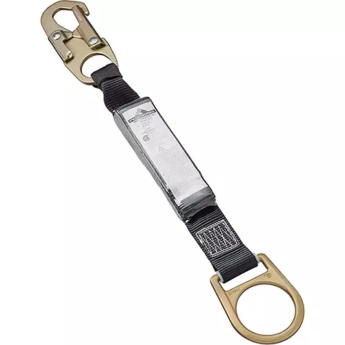 Shock Absorbing Lanyard – SP – Single Leg – Snap & D-Ring – 18" (46 cm) – 110 – 220 lb Capacity