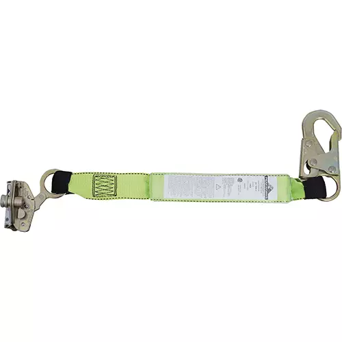 Shock Absorbing Lanyard – SP – Single Leg – Snap and ADP Rope Grab – 2' (0.6 m) – 200 – 350 lb Capacity