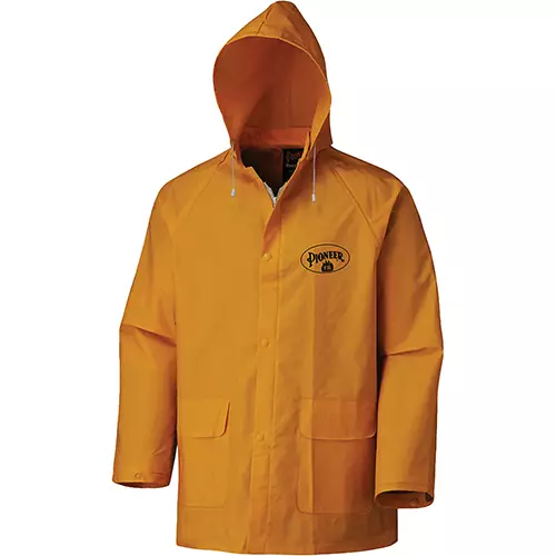 Flame-Resistant PVC Rain Suit – Waterproof – Yellow – XS