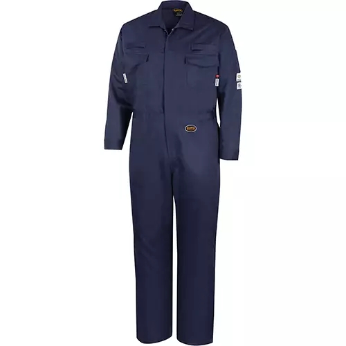 Flash-Gard® Welding Coveralls – Dual-Hazard Arc Flash & Flash Fire Protection – Navy – 36