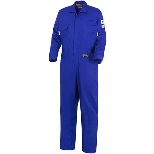FR-Tech® 88/12 7-oz FR/ARC-Rated Safety Coveralls – No Tape – Zipper Closure – Royal Blue – 40 – Tall