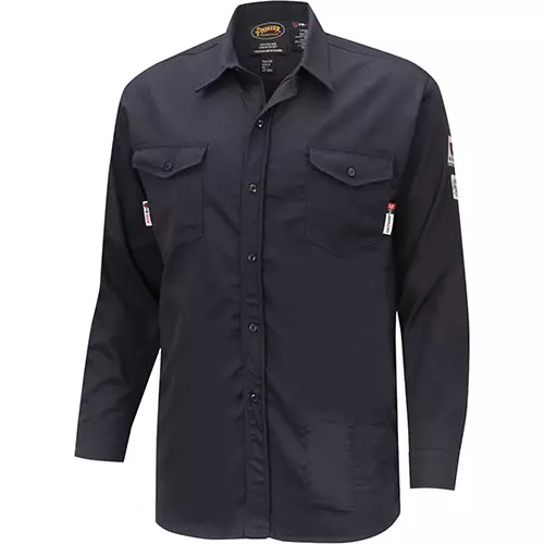 FR-Tech® 88/12 7 oz FR/Arc-Rated Safety Shirt – Navy – S