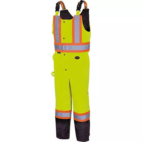 Hi-Vis Quilted Safety Overalls – 100% Waterproof – Hi-Vis Yellow/Green – 2XL