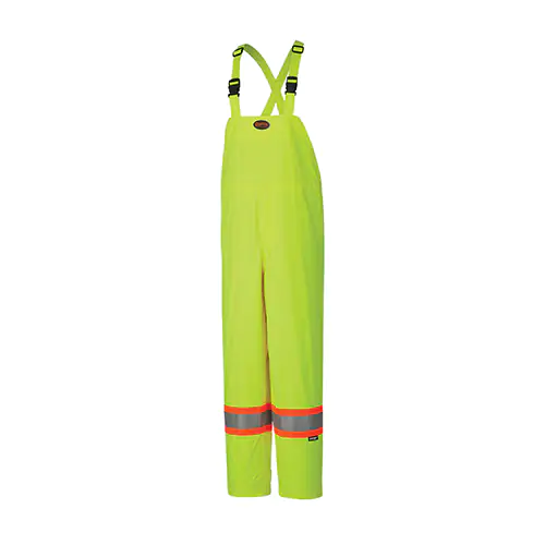 Hi-Vis 150D Lightweight Waterproof Safety Bib Pants – Hi-Vis Yellow/Green – XS