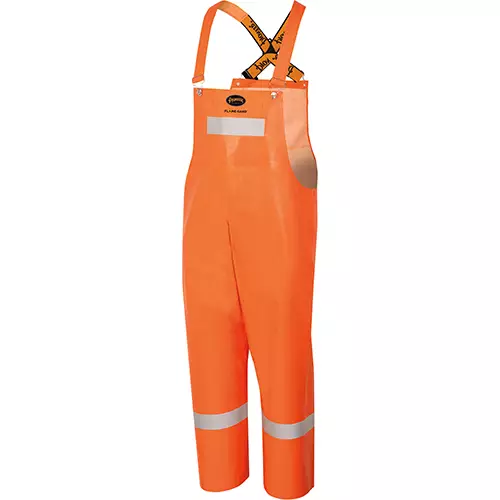 Hi-Vis FR/ARC Super-HD Safety Rain Bib Pants – Neoprene – Hi-Vis Orange – S