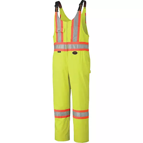 Hi-Vis Poly/Cotton Safety Overalls – Hi-Vis Yellow/Green – 36