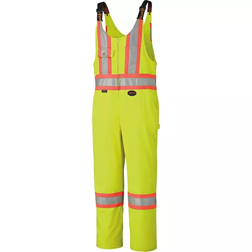 Hi-Vis Poly/Cotton Safety Overalls – Hi-Vis Yellow/Green – 40 – Tall